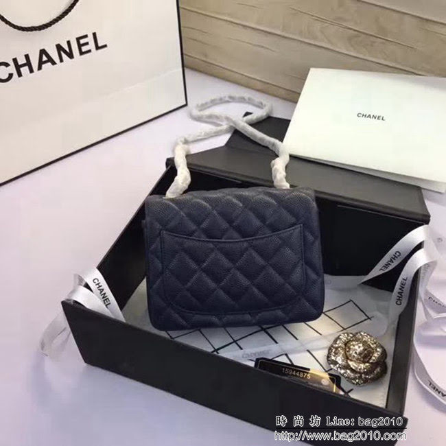 香奈兒CHANEL 升級版A1115全新經典小羊皮金銀鏈條單肩斜挎包 DSC1802